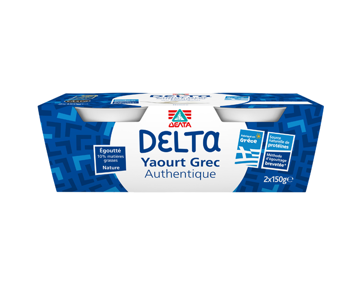 Delta Yaourt Grec 10% 2x150g