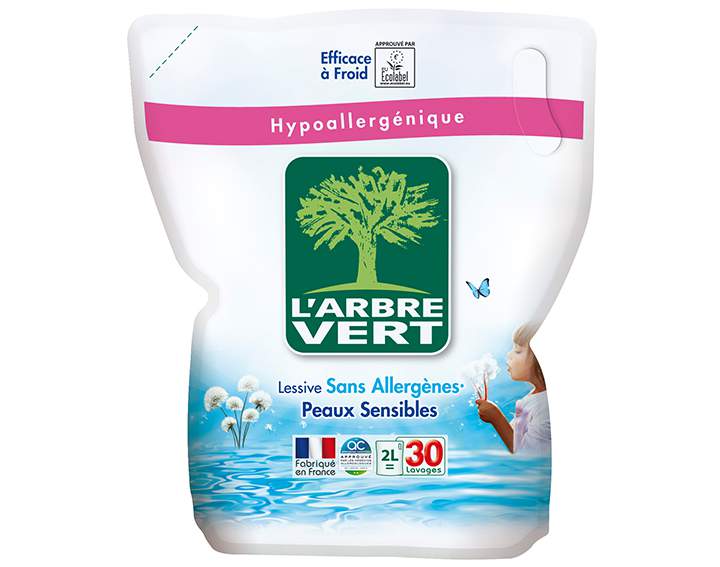 Recharge Lessive Peaux Sensibles 2L 30 lavages