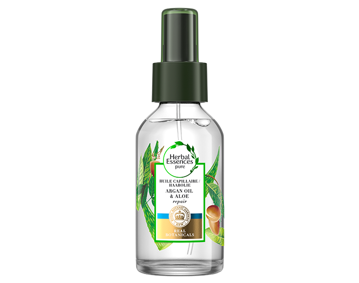 Huile capillaire Aloe & Argan – Réparation