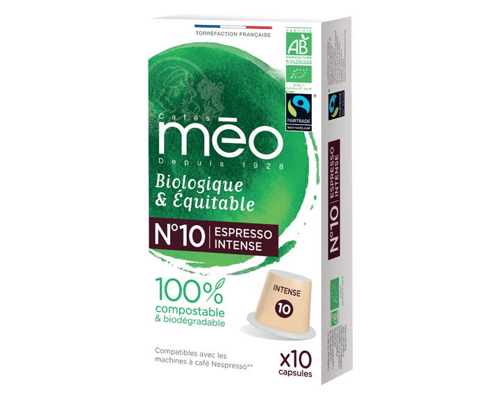 Capsule compostable Bio & Équitable Intense