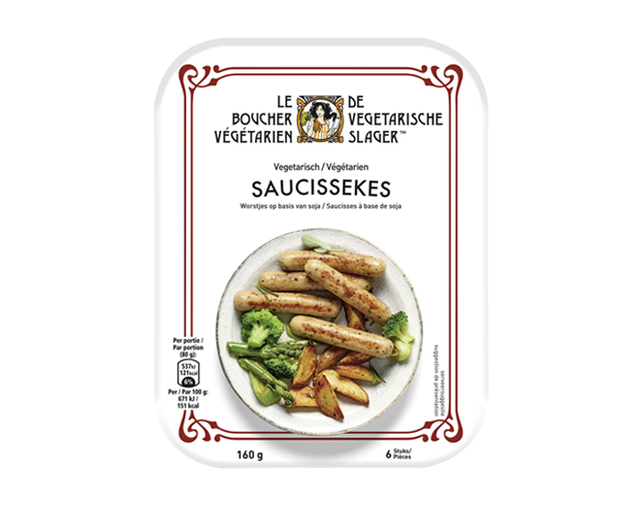 Vegetarische worsten 160g 
