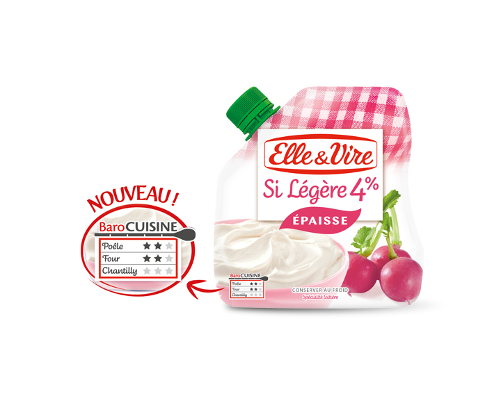 Elle & Vire – Poche épaisse Si légère 4% 33cl