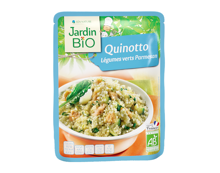 Quinotto Légumes verts Parmesan