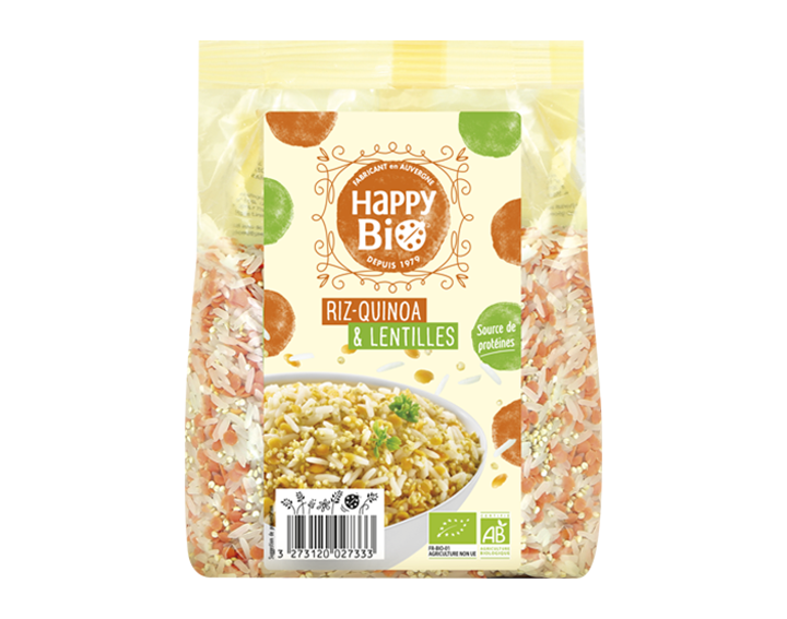 Riz, quinoa, lentilles - 500g