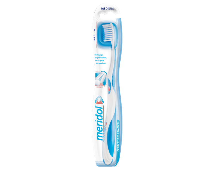 Brosse à dents meridol® Protection gencives Médium