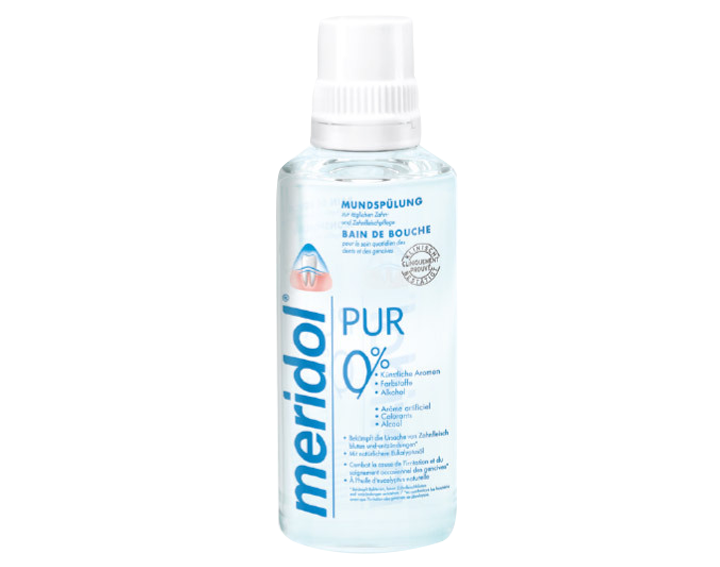Bain de bouche meridol® PUR