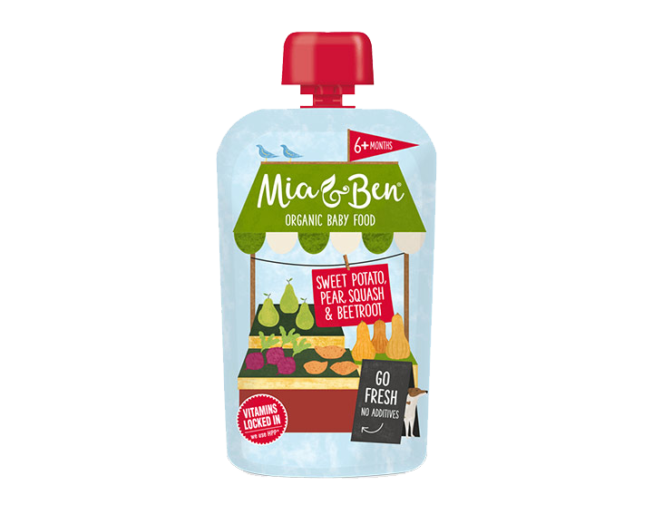 Sweet Potato, Pear, Squash & Beetroot 100g
