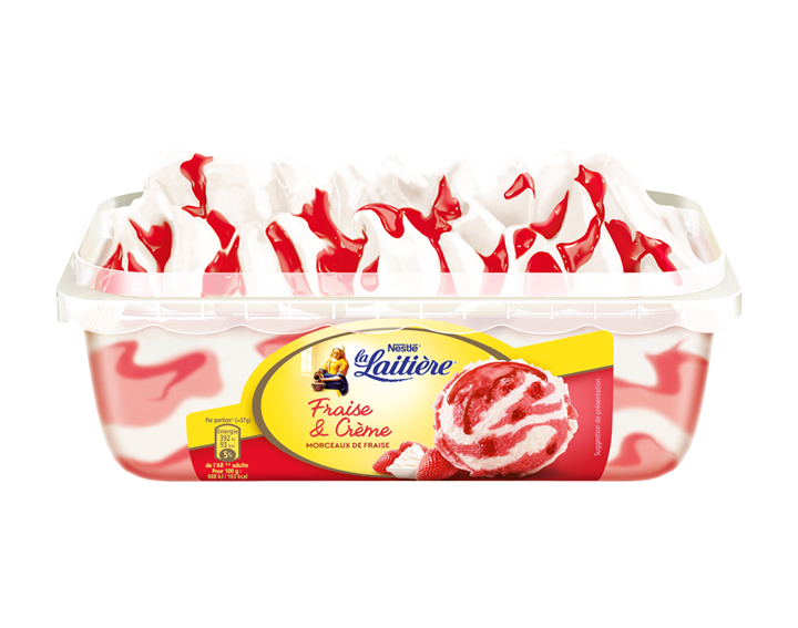 La Laitière Fraise & Crème 
