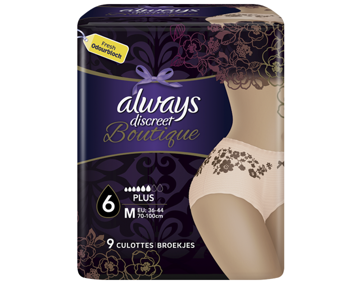 Culotte Always Discreet Boutique Rose M