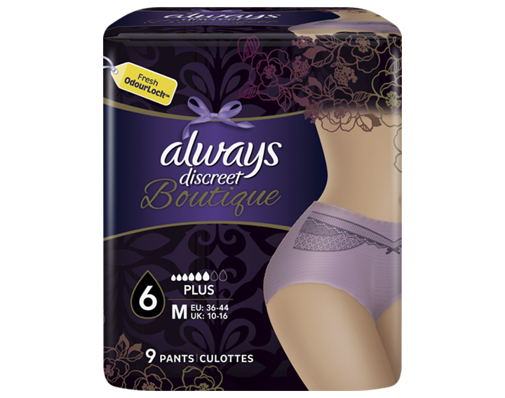 Culotte Always Discreet Boutique Mauve M
