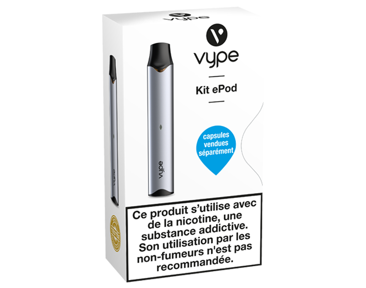 Vype ePod Kit Simple Bright Silver