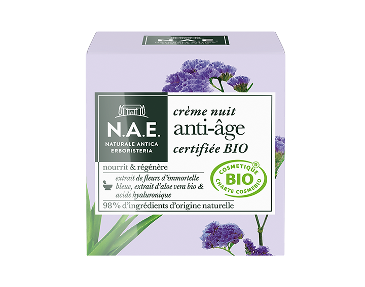 Crème anti-âge nuit bio