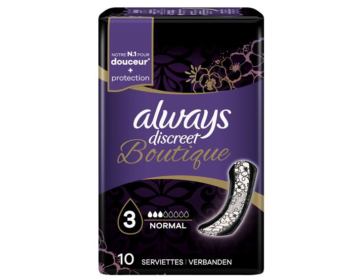 Serviettes Always Discreet Boutique Normal