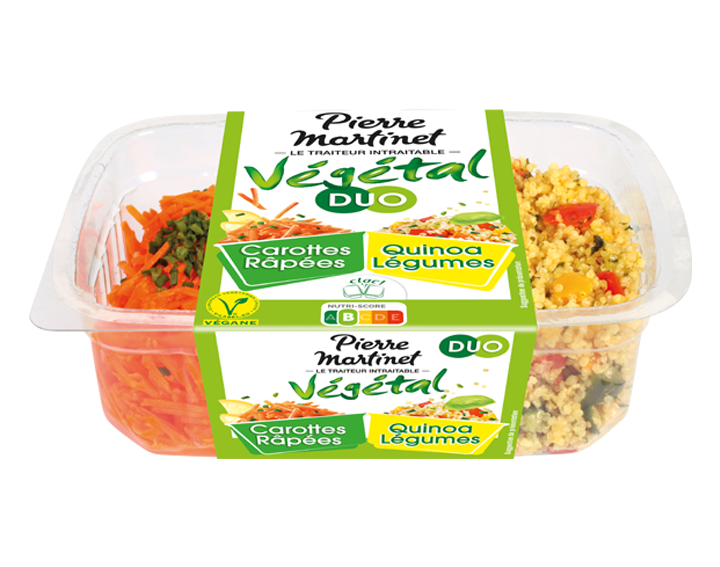 DUO Carottes râpées et Quinoa aux légumes