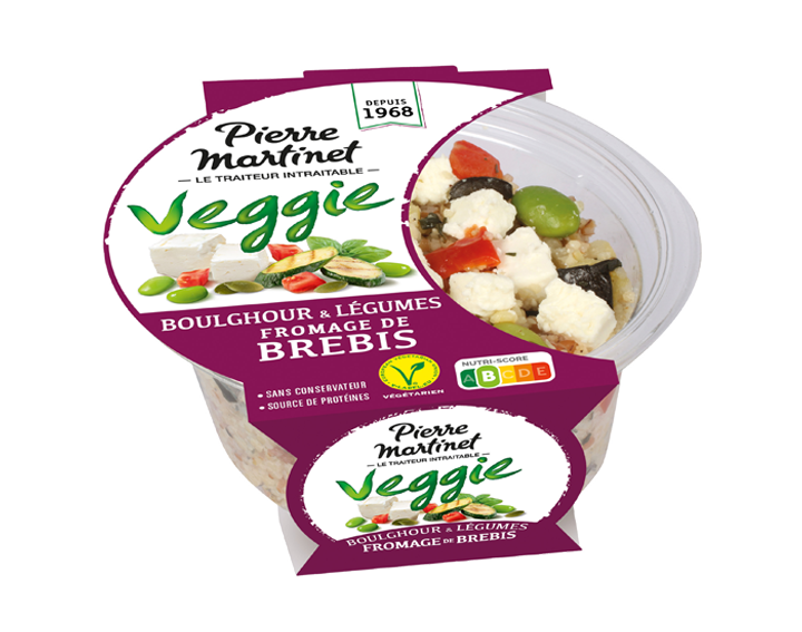 Boulghour, Légumes et fromage de Brebis