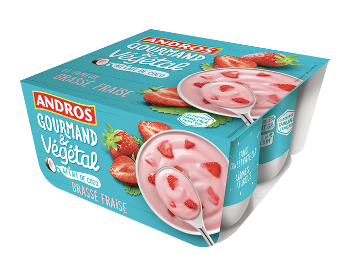 Brassé Fraise au lait de coco