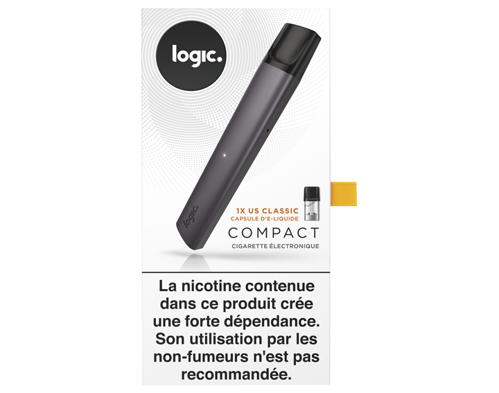 Kit Noir (1 ecig + 1 pod US Classic 12 mg)