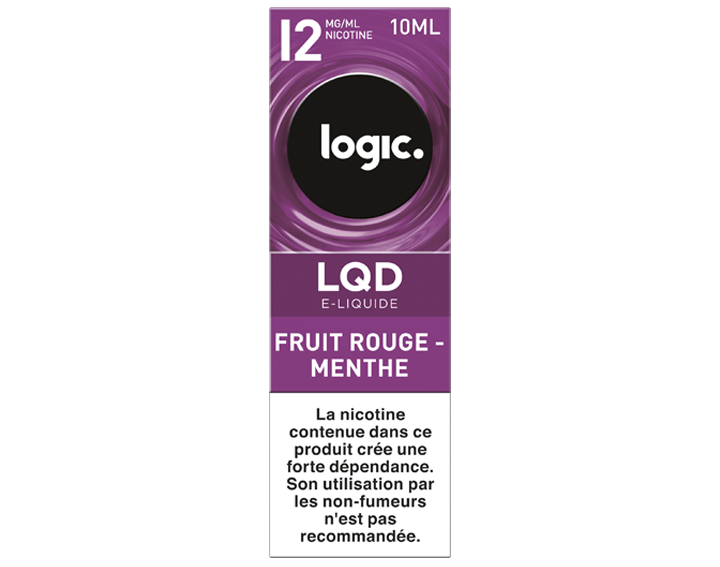 Bouteille e-liquide LQD Fruit Rouge - Menthe 12mg/ml