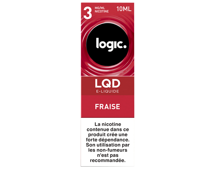 Bouteille e-liquide LQD Fraise 3mg/ml
