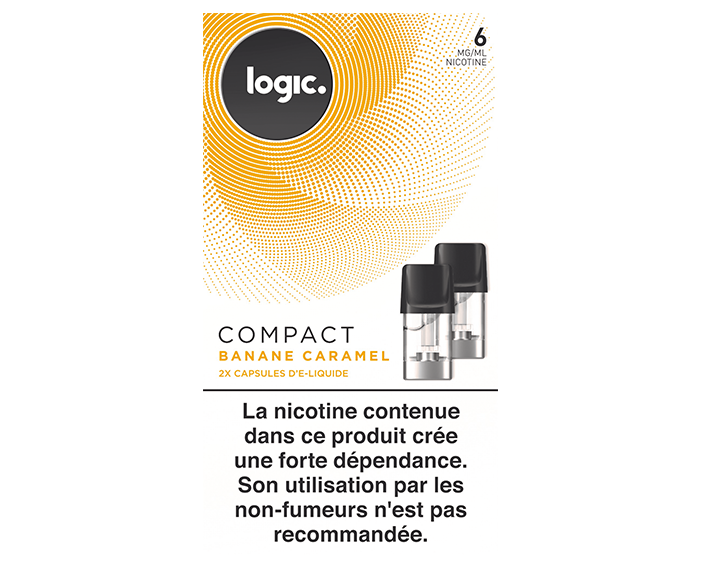 Logic COMPACT Banane Caramel 6mg/ml