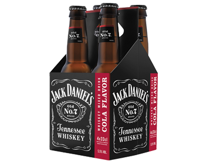 Jack Daniel's & Cola - Pack de 4x33cl