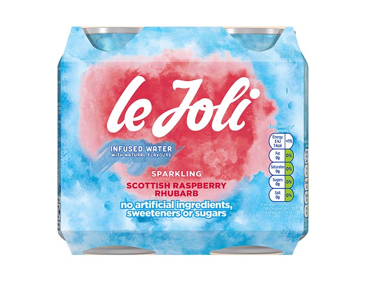 Scottish Raspberry & Rhubarb 4x330ml