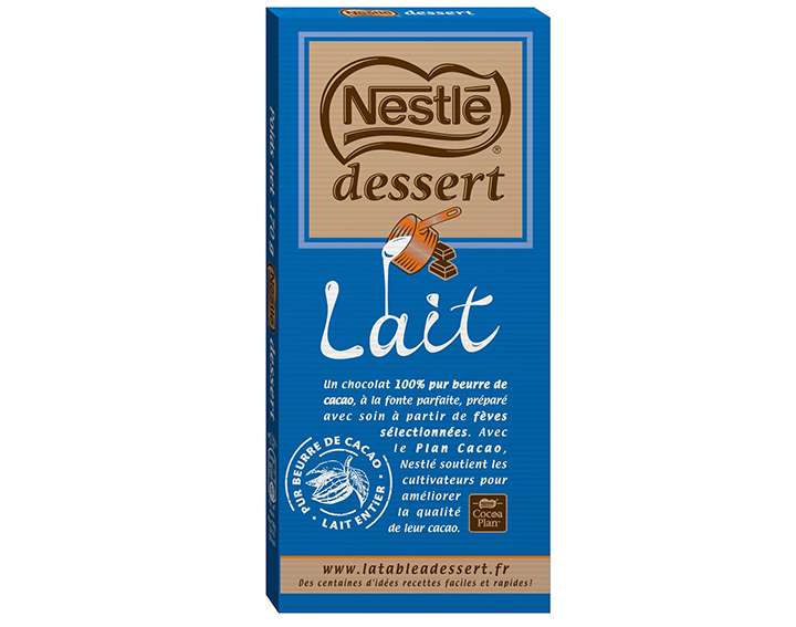 Tablette Nesté® Dessert Lait 