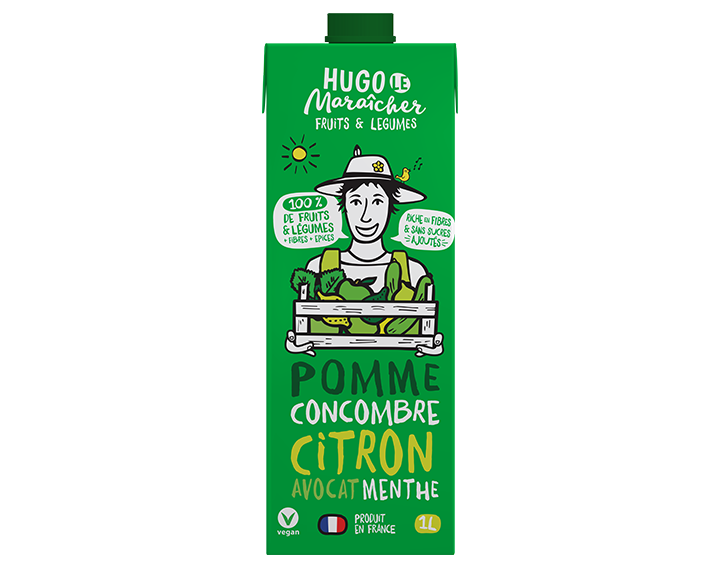 Pomme, Concombre, Citron, Avocat, Menthe 1L