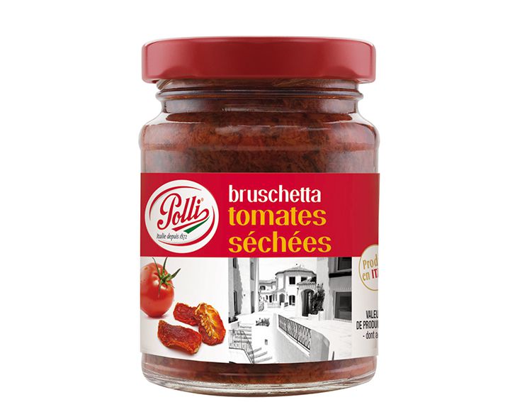 Bruschetta de tomates séchées