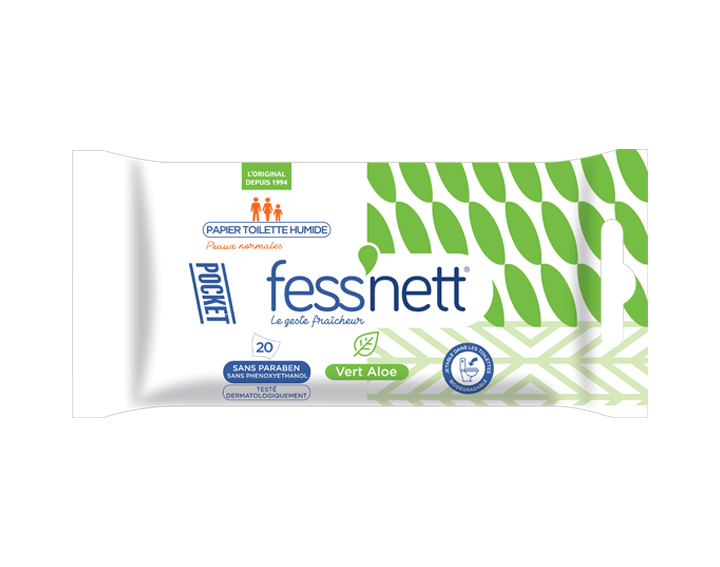 Pocket Vert Aloe x20 - Peaux normales