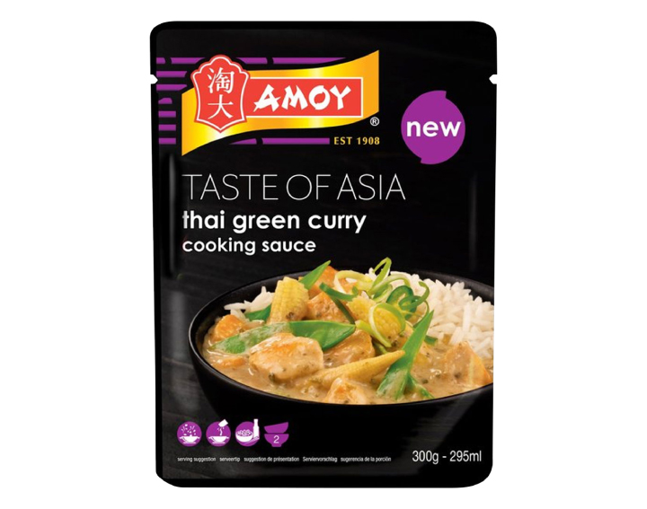 Amoy Taste of Asia thai green curry cooking sauce 300g - 295ml
