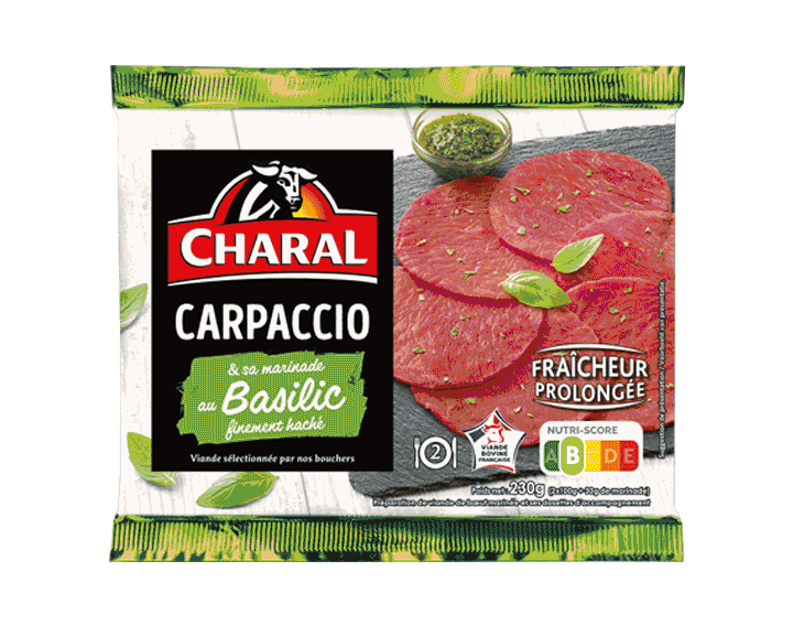 Carpaccio Marinade au Basilic x2 (230g)