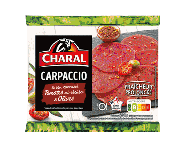 Carpaccio marinade Tomates & Olives x2 (230g)
