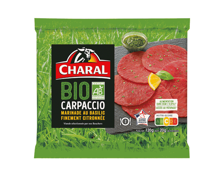 Carpaccio BIO Basilic & Citron x1 (120g)
