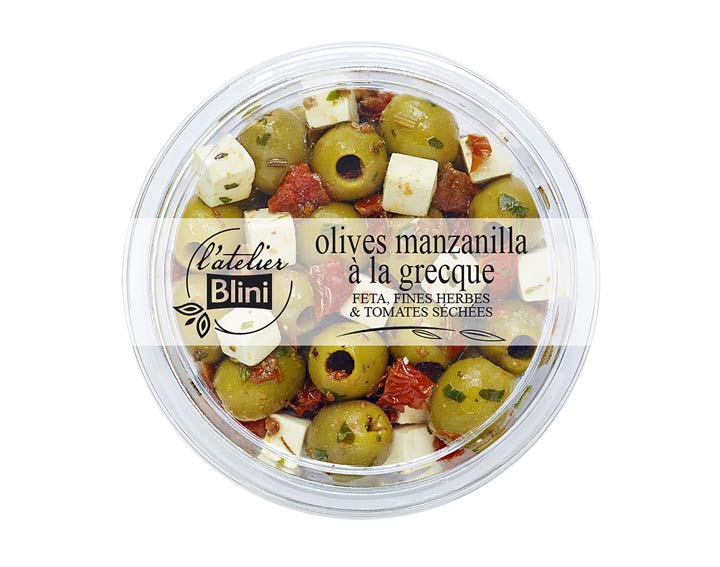 L'atelier Blini Olives à la grecque