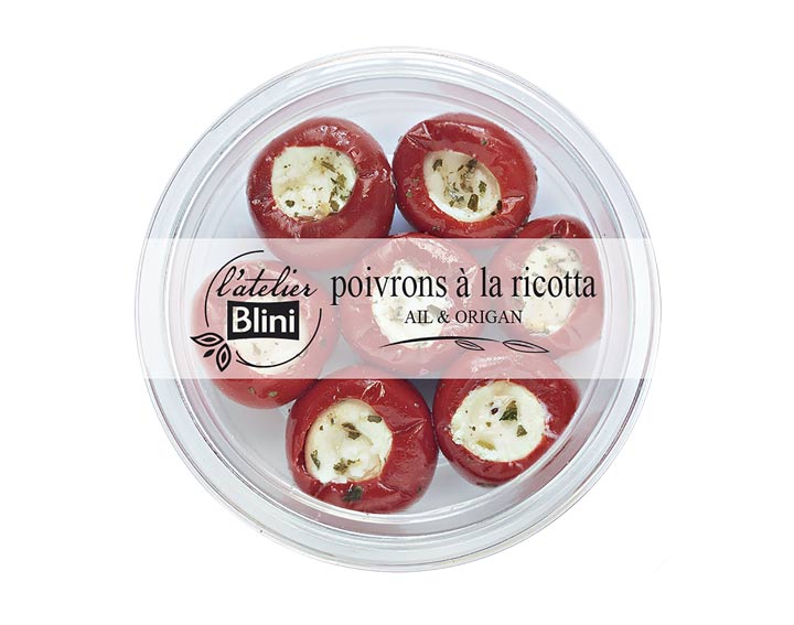 L'atelier Blini Poivrons à la ricotta   