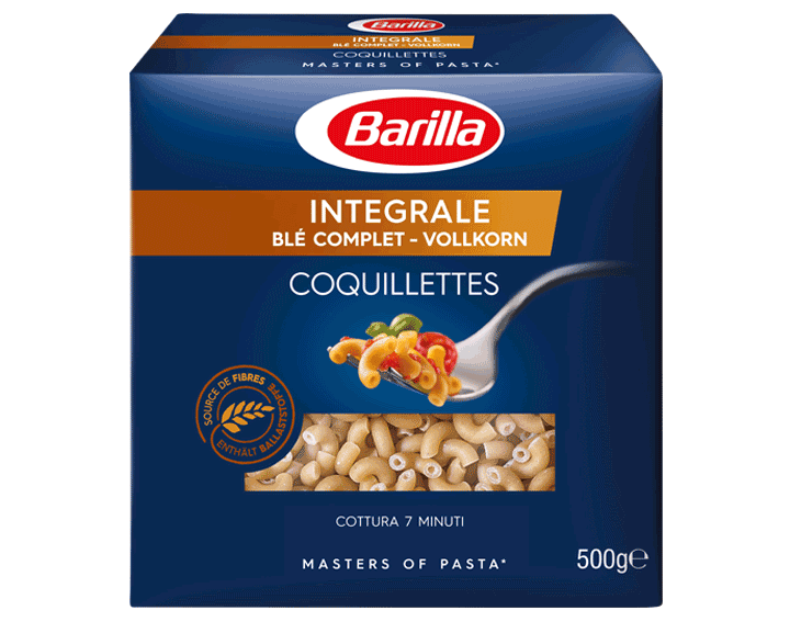 Coquillettes Intégrale Blé complet 500g