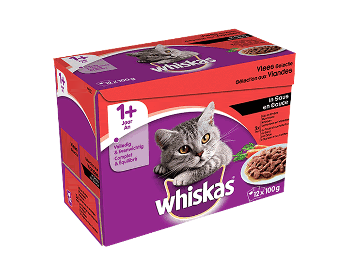 Vlees Selectie in Saus 12x100g