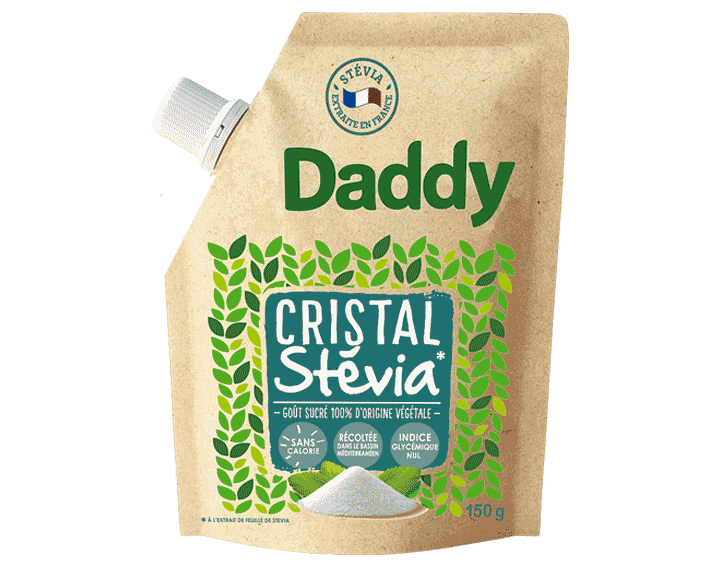 Profil pack kraft Cristal Stévia Daddy 150g