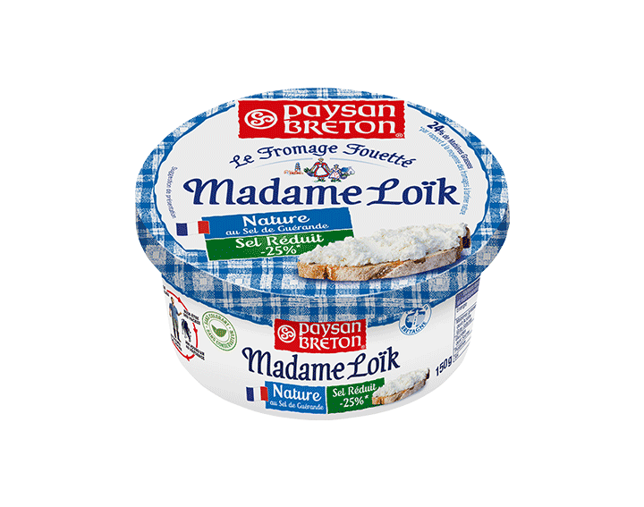 Madame Loïk Nature Taux sel réduit 150g