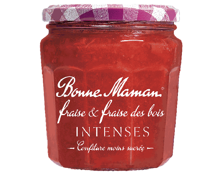 Confiture Fraise & Fraise des bois INTENSES 335g