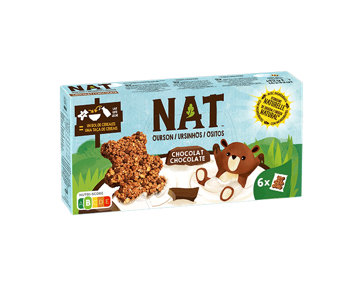 NAT Ourson Chocolat 6x32g