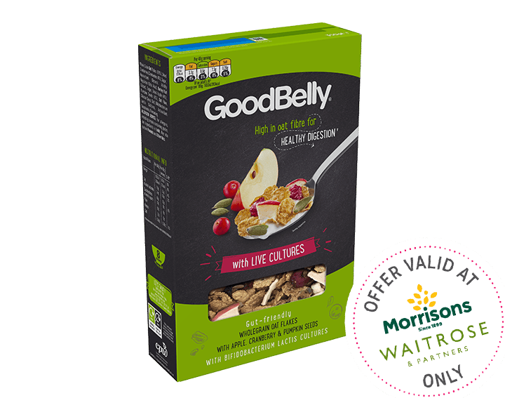 GoodBelly Oat Flakes with Apple & Cranberry