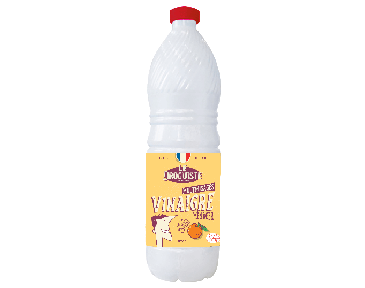 Vinaigre ménager parfum naturel d'orange