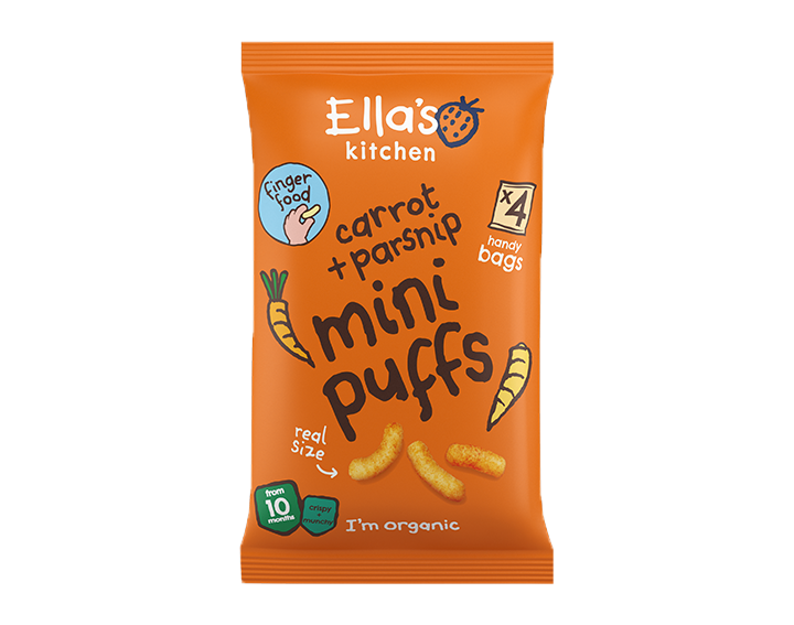 Carrot and Parsnip Mini Puffs 32g Multipack