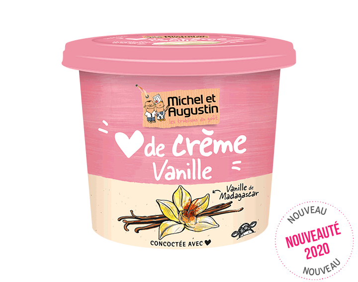 Cœur de Crème vanille de Madagascar 