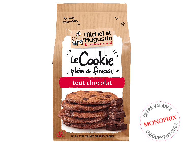 Cookie plein de finesse tout chocolat 