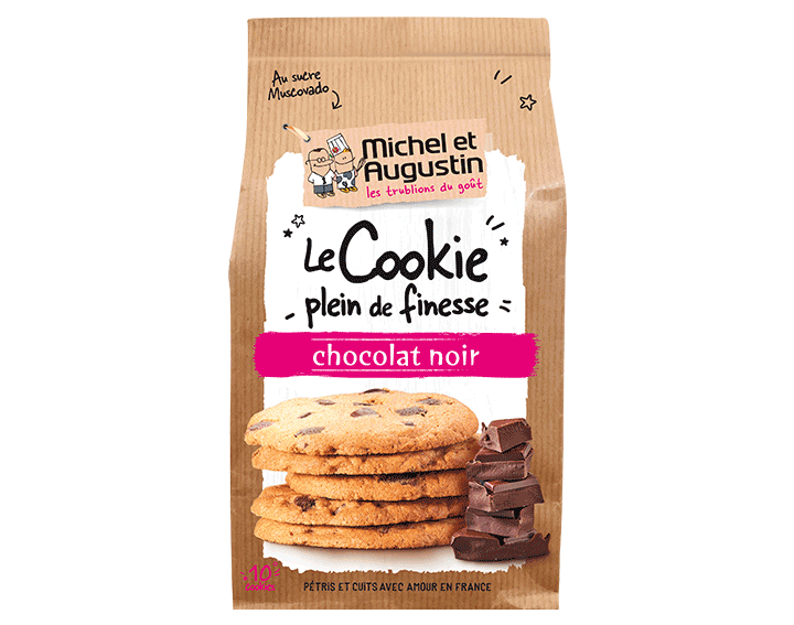 Cookie plein de finesse éclats chocolat noir 