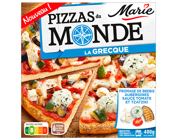 Pizzas du Monde Grecque