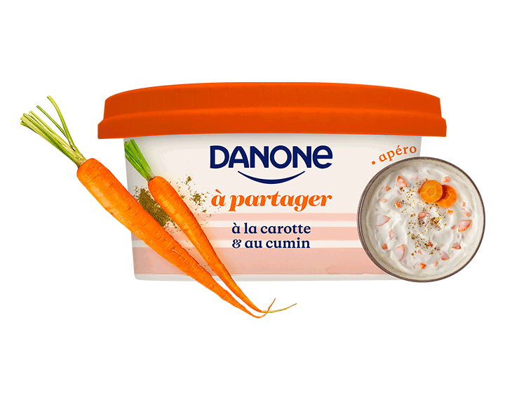 Danone à partager carotte & cumin - 170g
